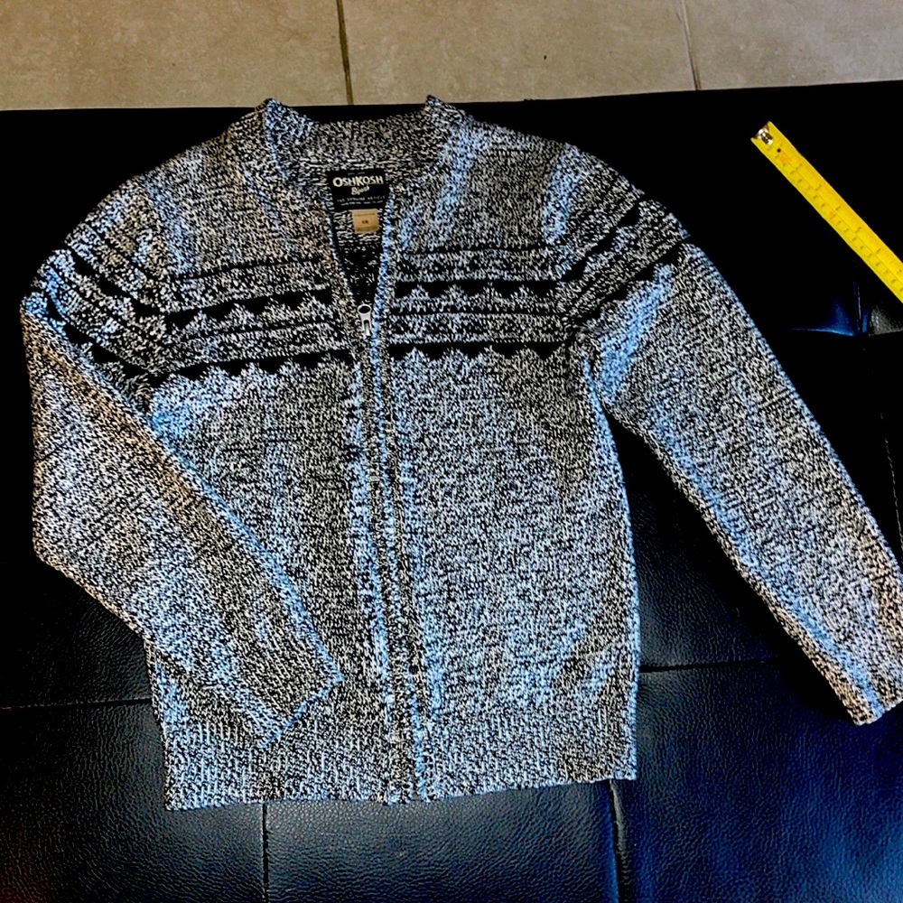 Black and white sweater